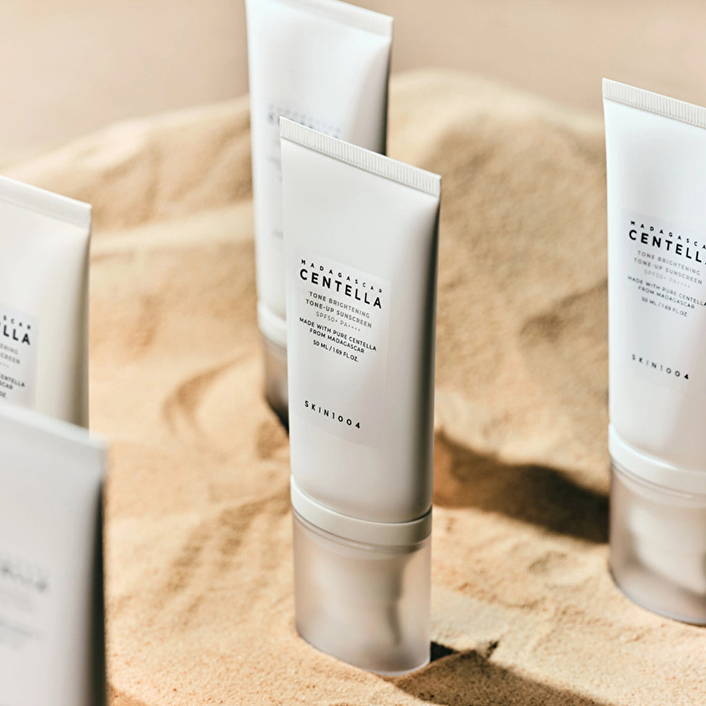 واقي شمس سكين 1004 مدغشقر سنتيلا لتوحيد لون البشرة بعامل حماية SPF 50+ وPA++++، سعة 50 مل
