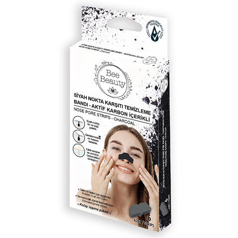 Bee Beauty Activated Carbon Blackhead Patch 6 Pack